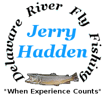 Delaware River fly fishing floattrips with Jerry Hadden.